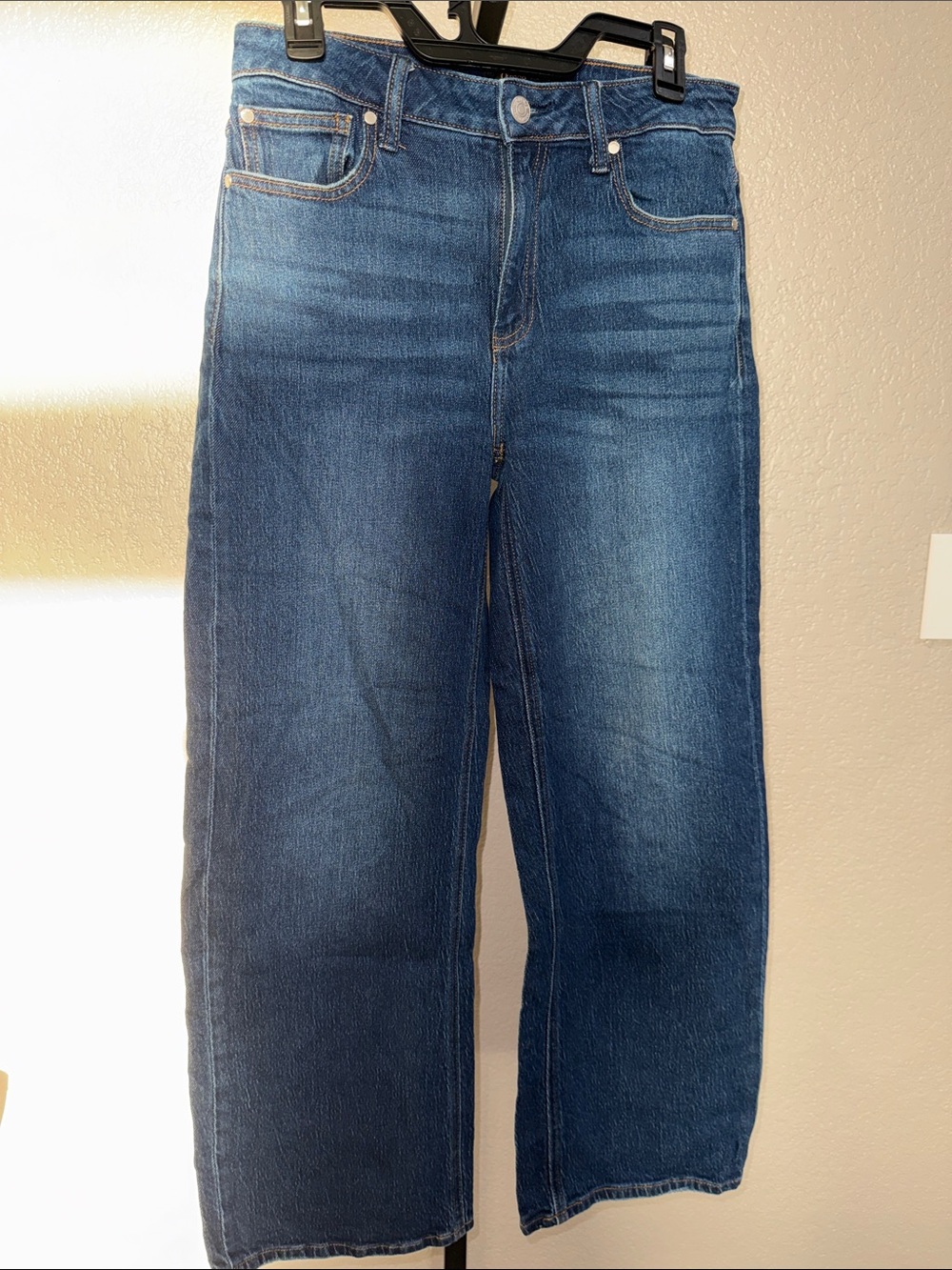 Quince Dark Blue Denim Jeans Straight/Wide Leg size 28